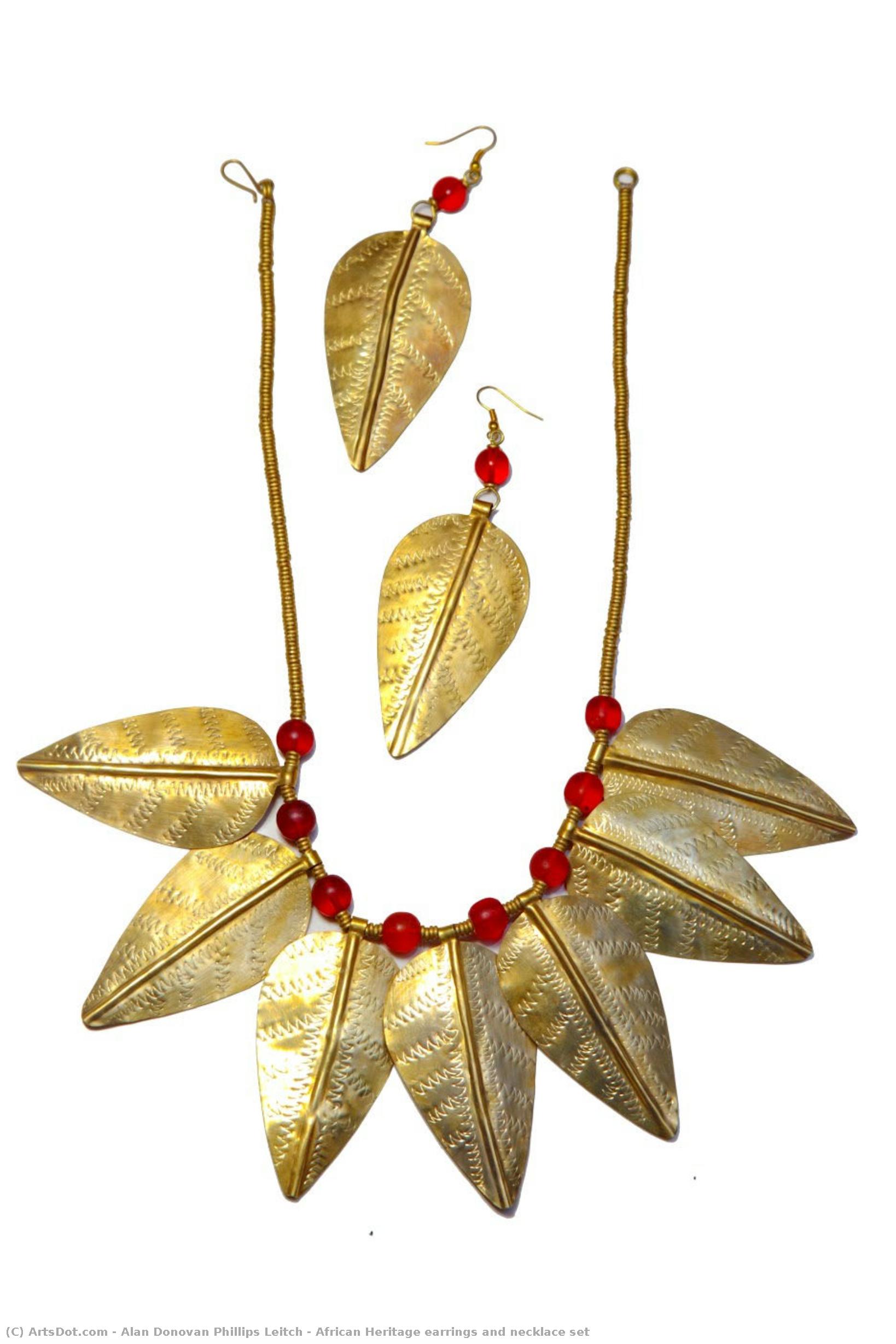African Heritage Earrings And Necklace Set — Alan Donovan Phillips Leitch