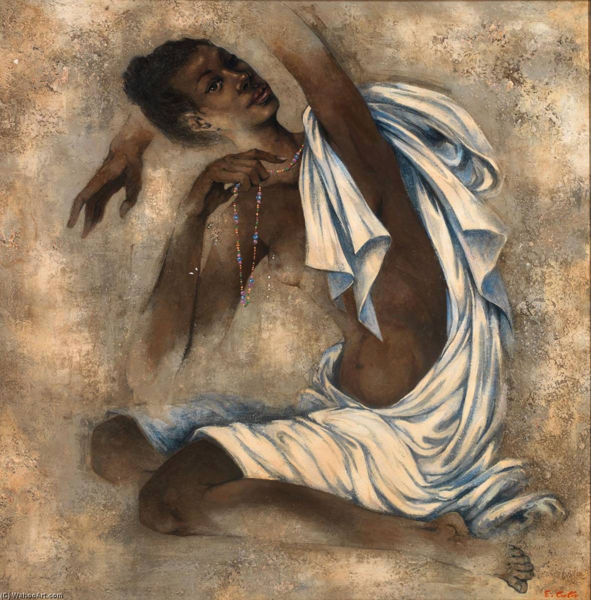 Figure Composition No. Ii — Eldzier Cortor