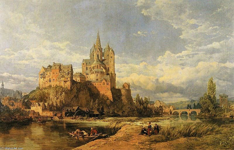 Ansicht Des Limburger Domes Von Osten Aus Gesehen — Clarkson Frederick Stanfield