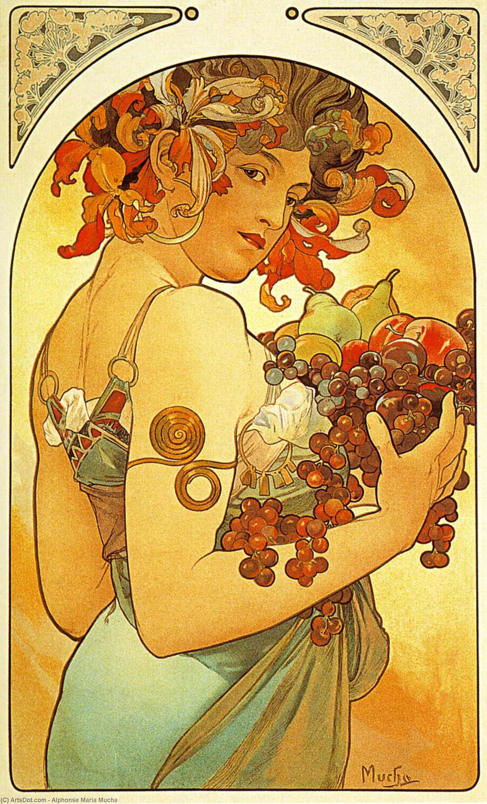 Fruit — Альфонс Муха