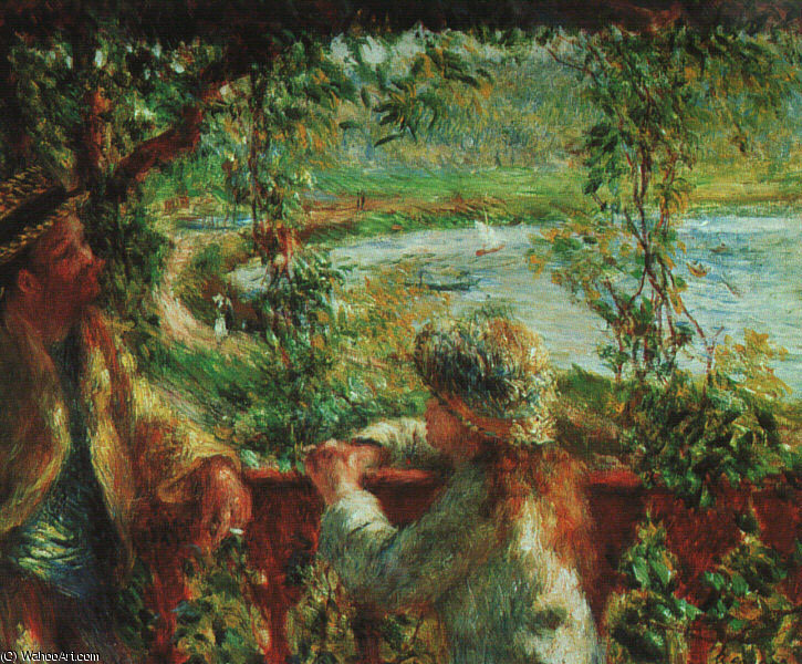Near The Lake, Art Institute Of Chicago — Pierre-auguste Renoir
