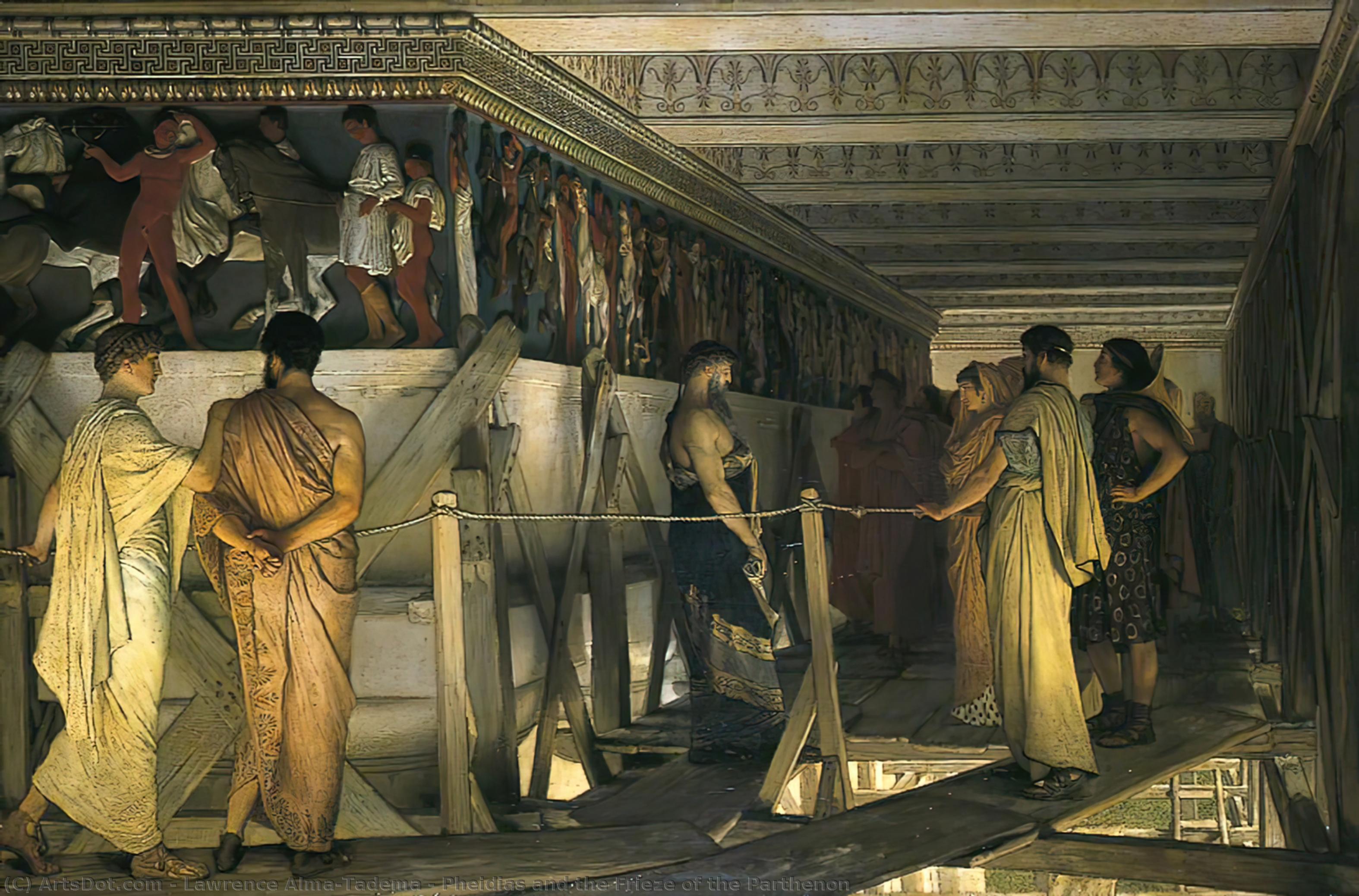Pheidias And The Frieze Of The Parthenon — Lourens Alma Tadema
