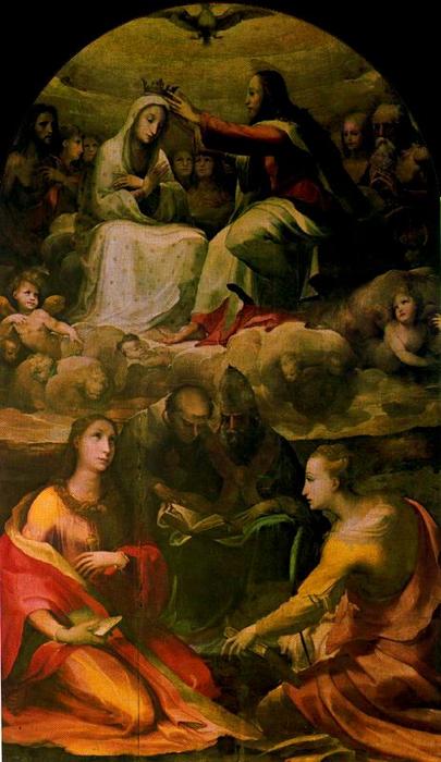 Coronation Of The Virgin And Saints — Domenico Di Pace Beccafumi