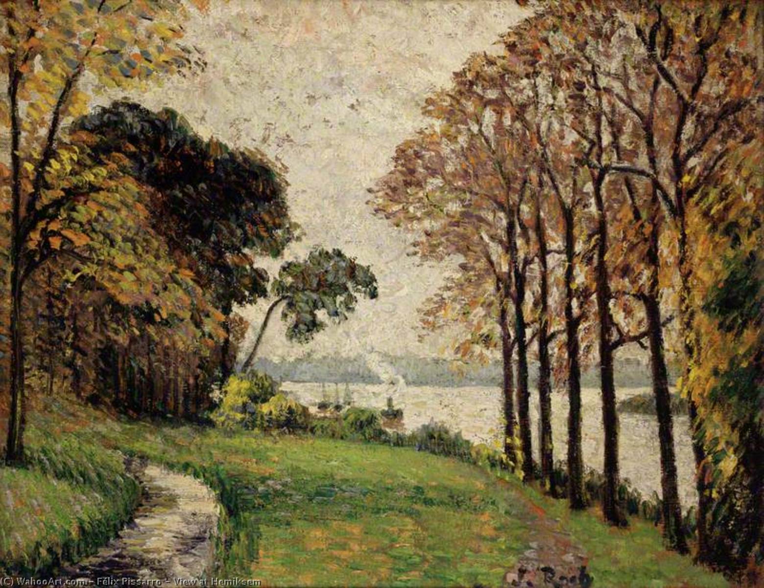 View At Hemiksem — Félix Pissarro