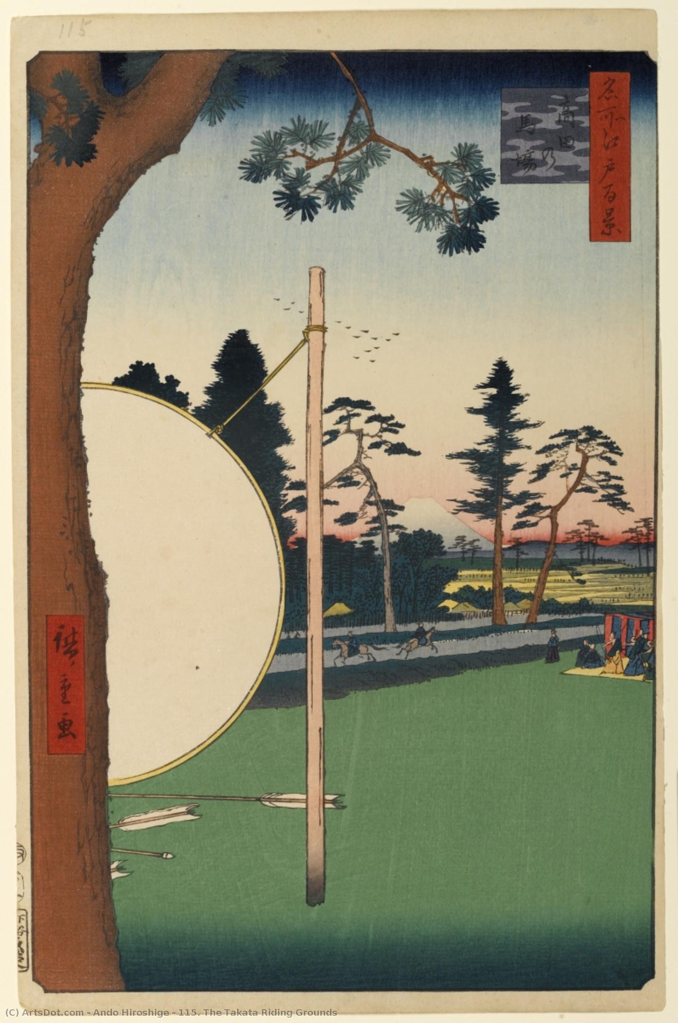 115. The Takata Riding Grounds — Ando Hiroshige