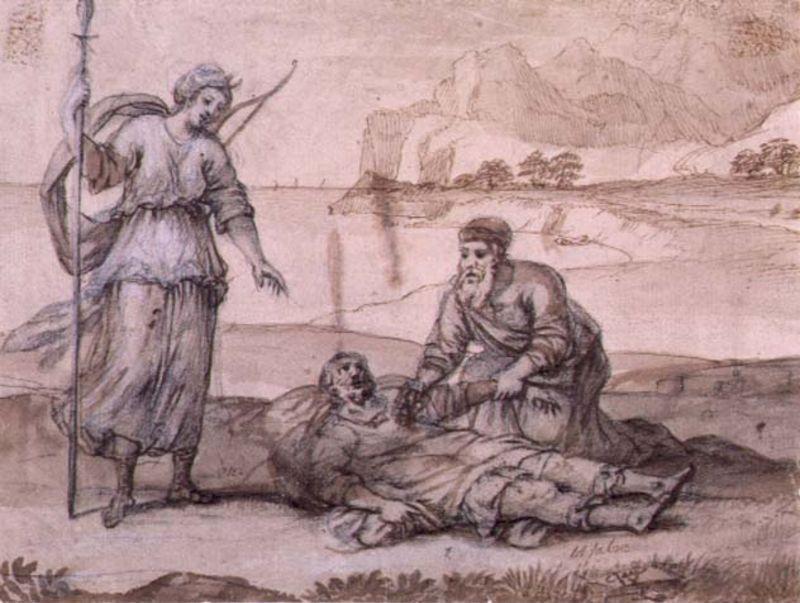 Asclepius Reviving Hippolytus — Claude Lorrain (claude Gellée)