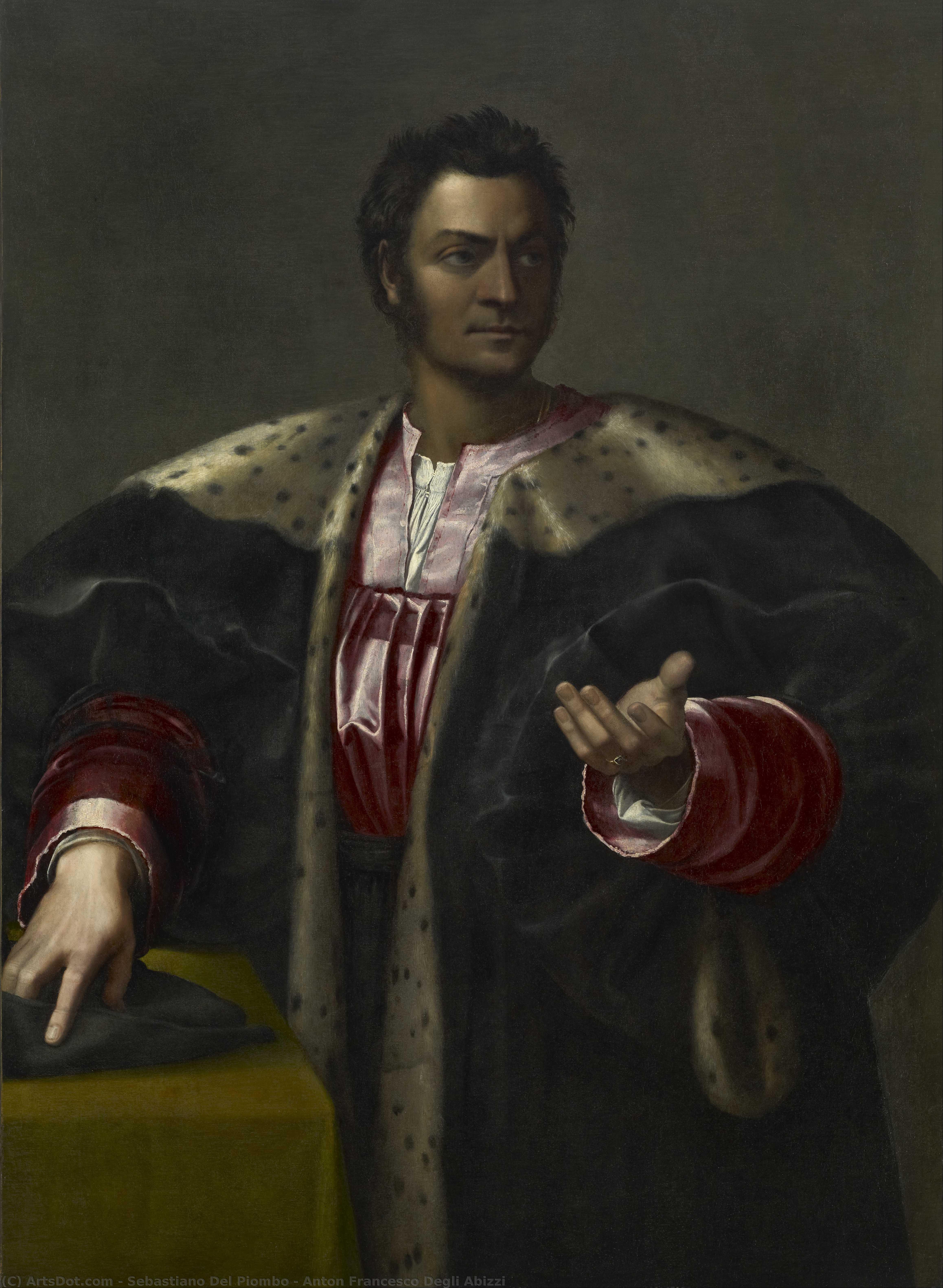 Anton Francesco Degli Abizzi — Sebastiano Del Piombo