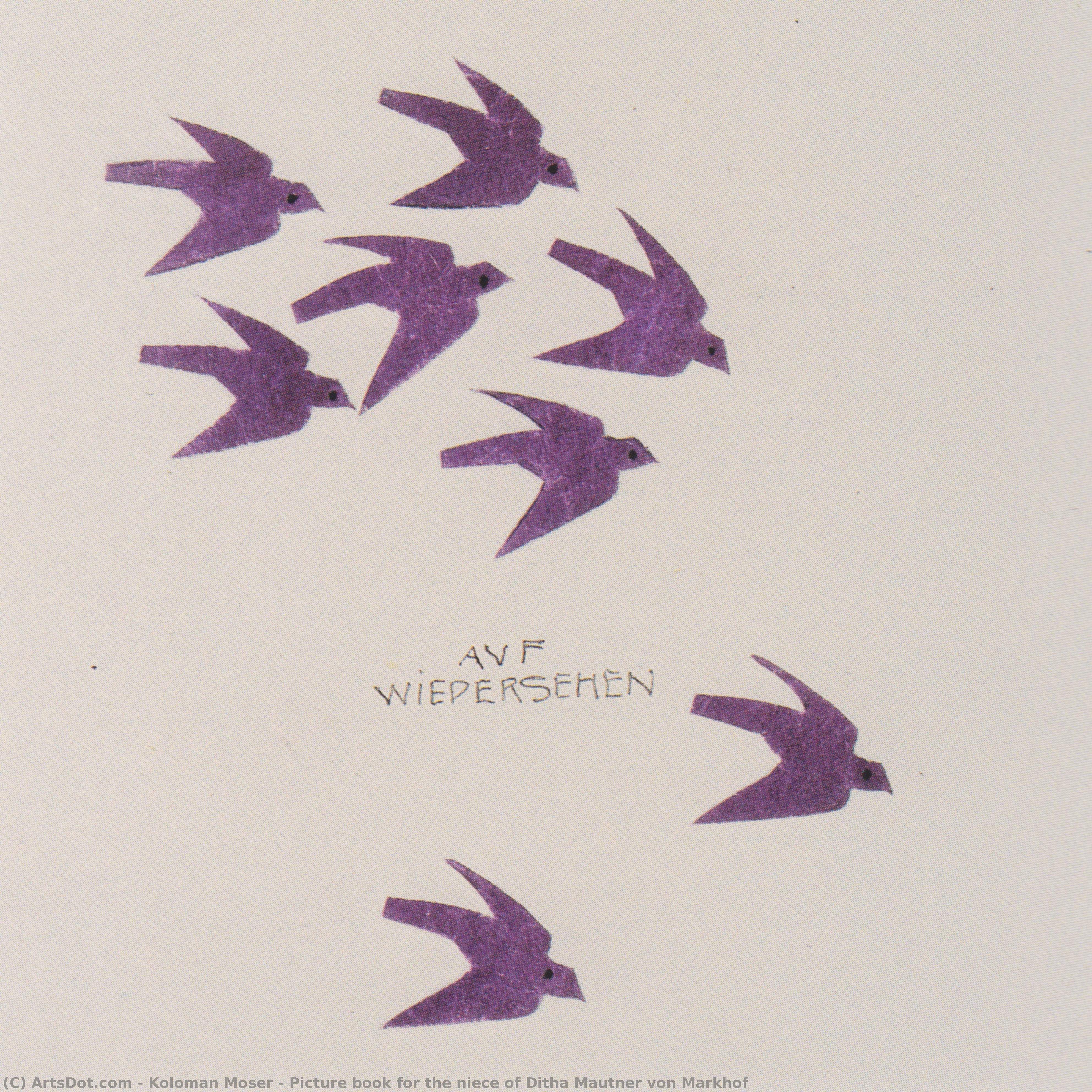 Picture Book For The Niece Of Ditha Mautner Von Markhof — Koloman Moser
