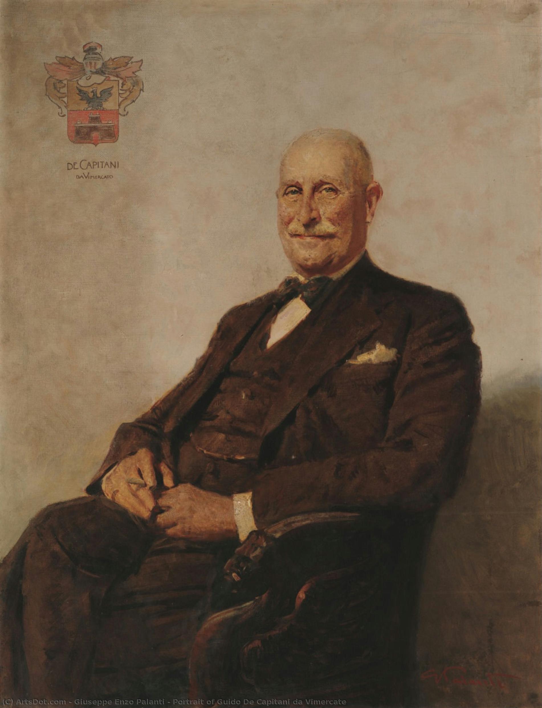 Portrait Of Guido De Capitani Da Vimercate — Giuseppe Enzo Palanti