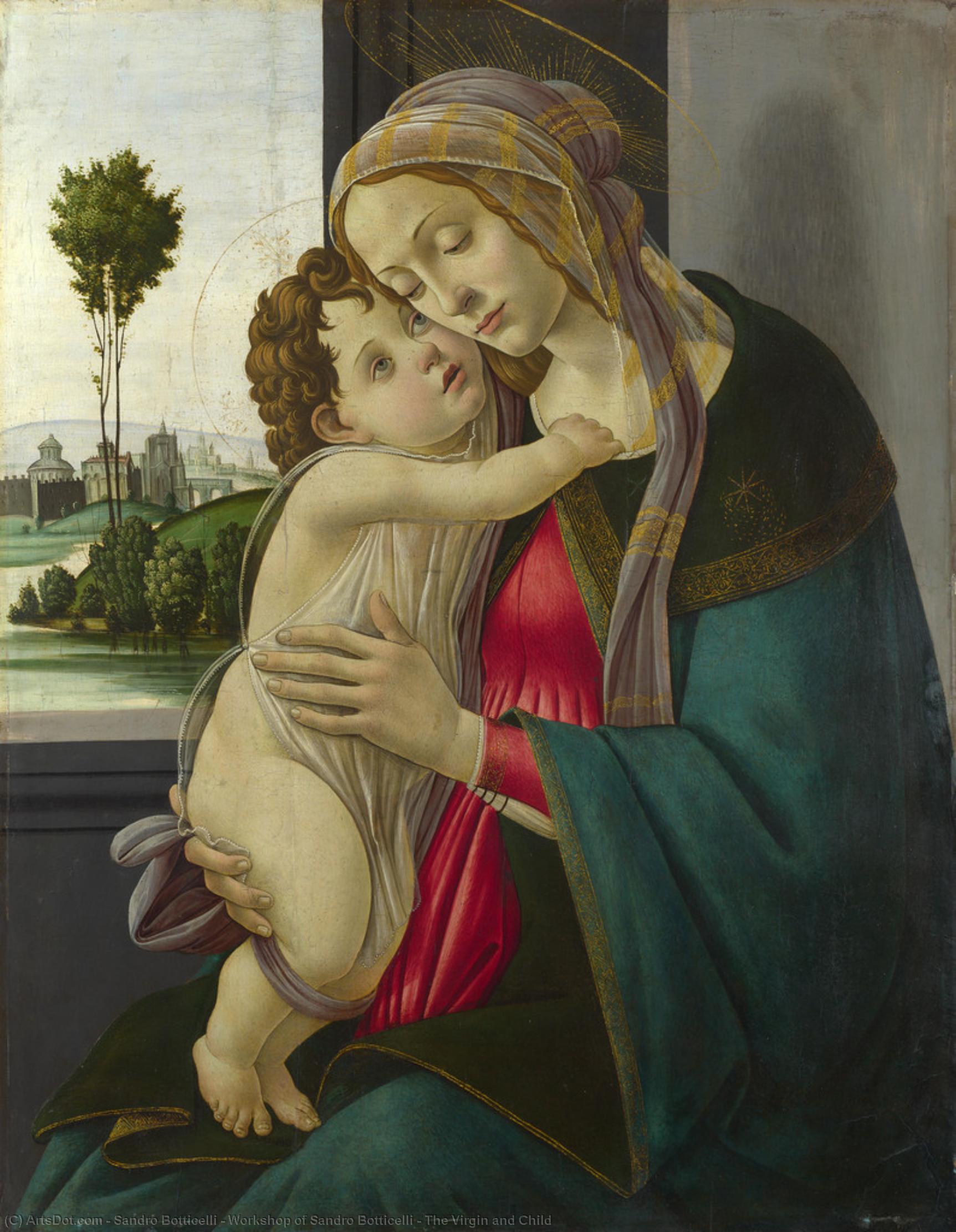 Workshop Of Sandro Botticelli - The Virgin And Child — Sandro Botticelli