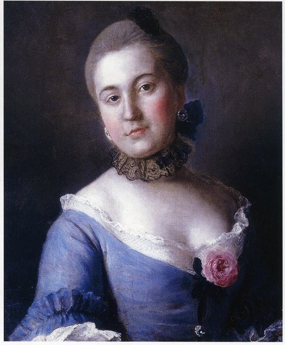 Portrait Of Elena Kurakina — Pietro Antonio Rotari