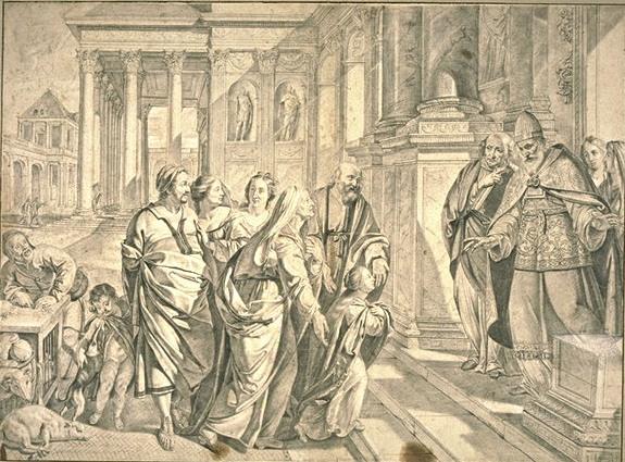 The Presentation Of The Virgin In The Temple — Philippe De Champaigne