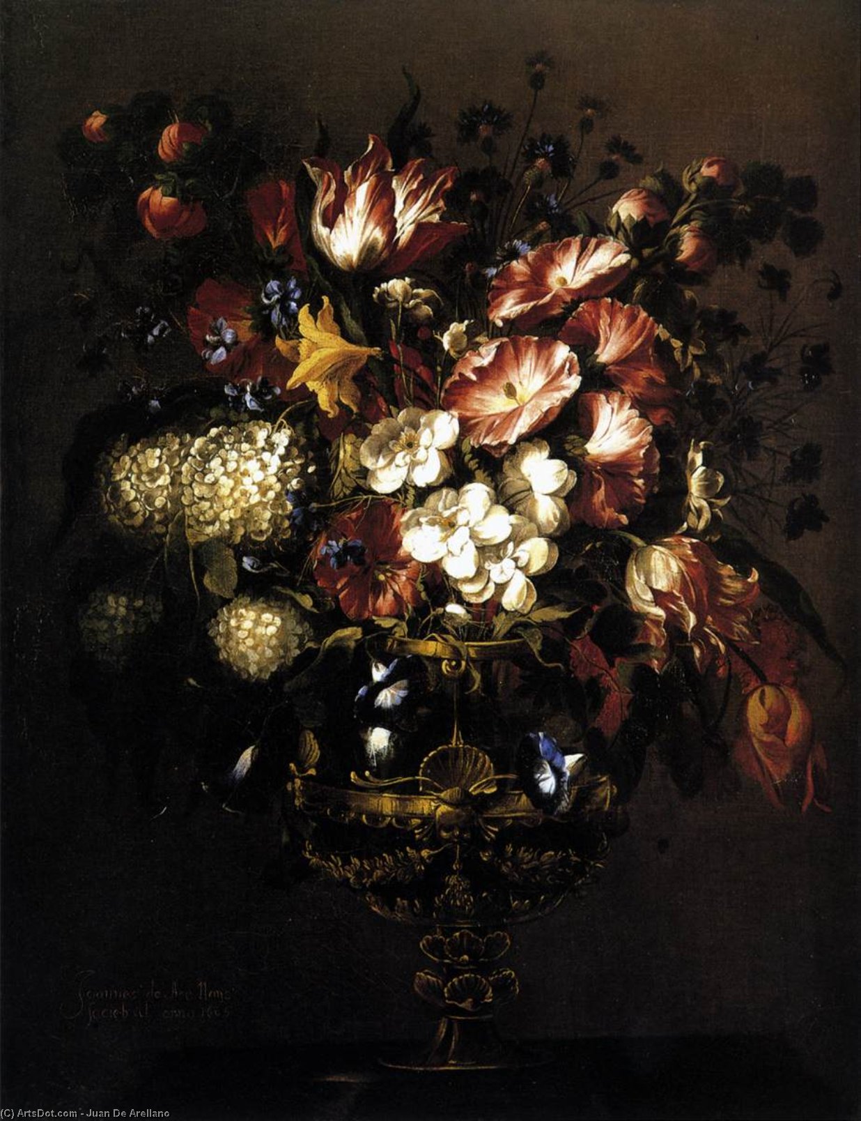Vase Of Flowers — Juan De Arellano