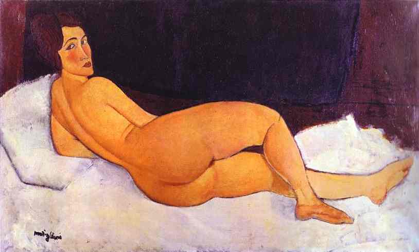 Nude Looking Over Her Right Shoulder — Модильяни