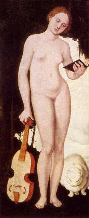 Woman With Cat (allegory Of Musik) — Hans Baldung