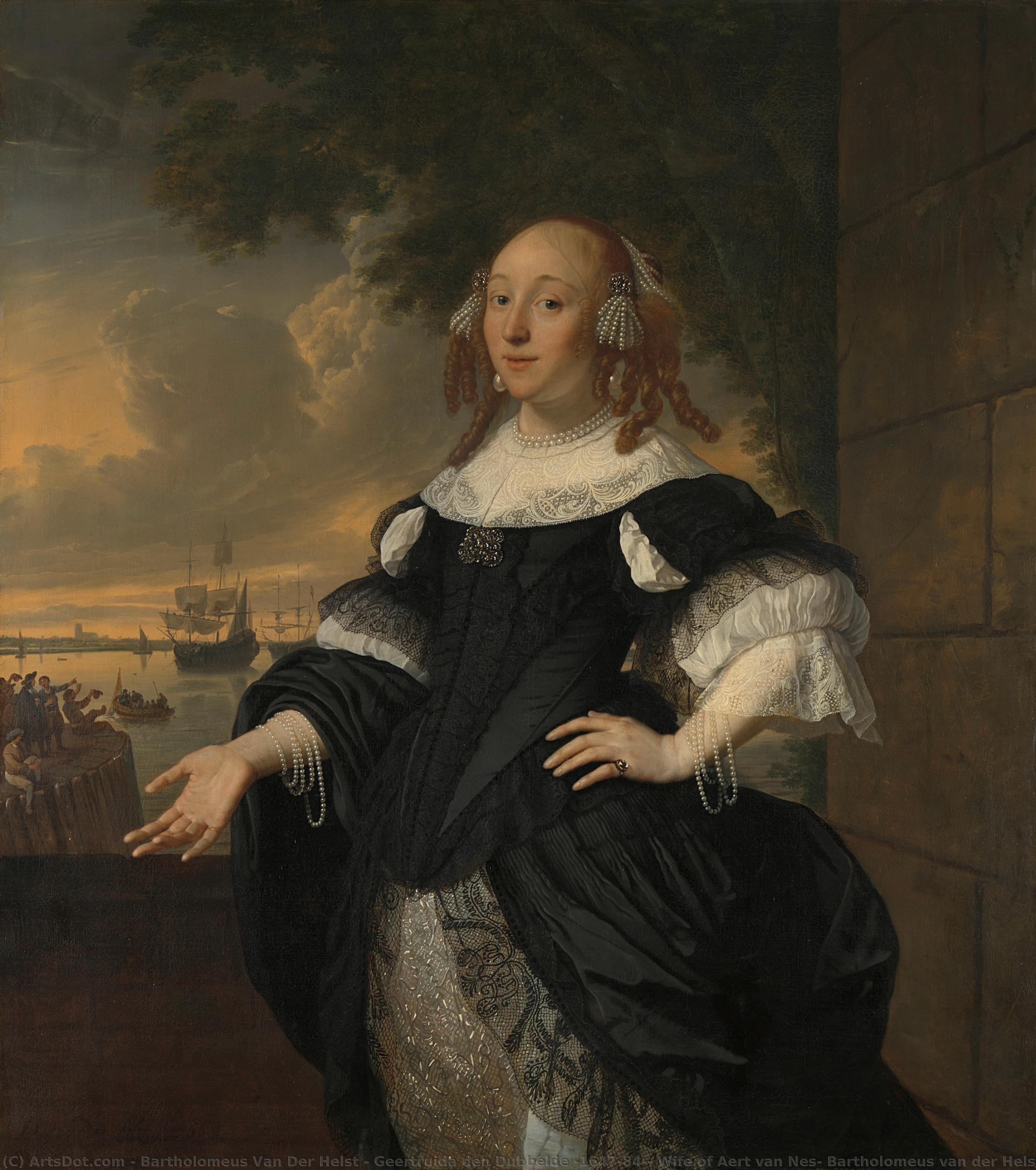 Geertruida Den Dubbelde (1647-84), Wife Of Aert Van Nes, Bartholomeus Van Der Helst, 1668 — Bartholomeus Van Der Helst