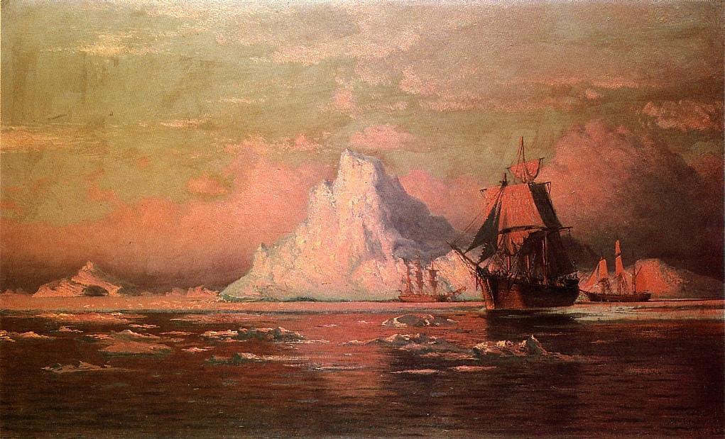 Whalers After The Nip In Melville Bay — William Bradford