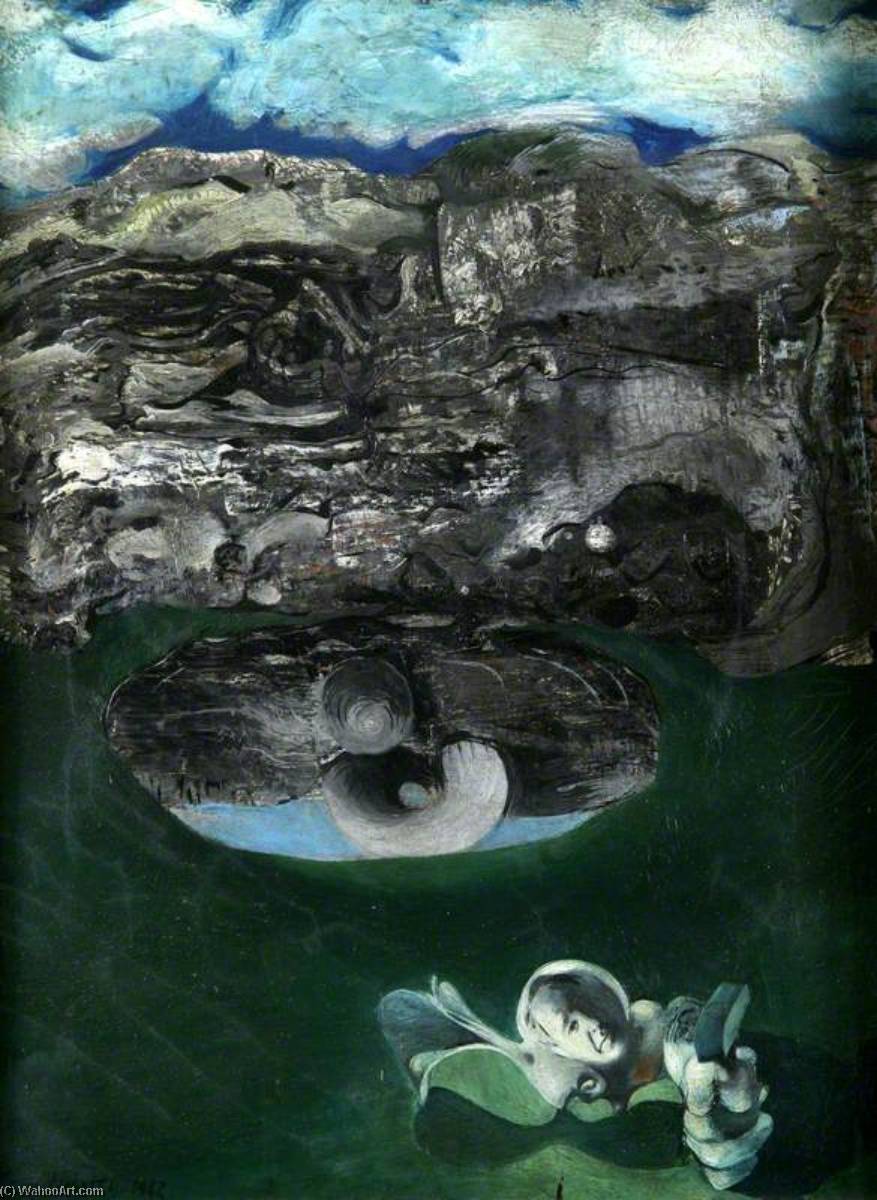 The Sculptor's Landscape (homage To Henry Moore) — Ceri Richards