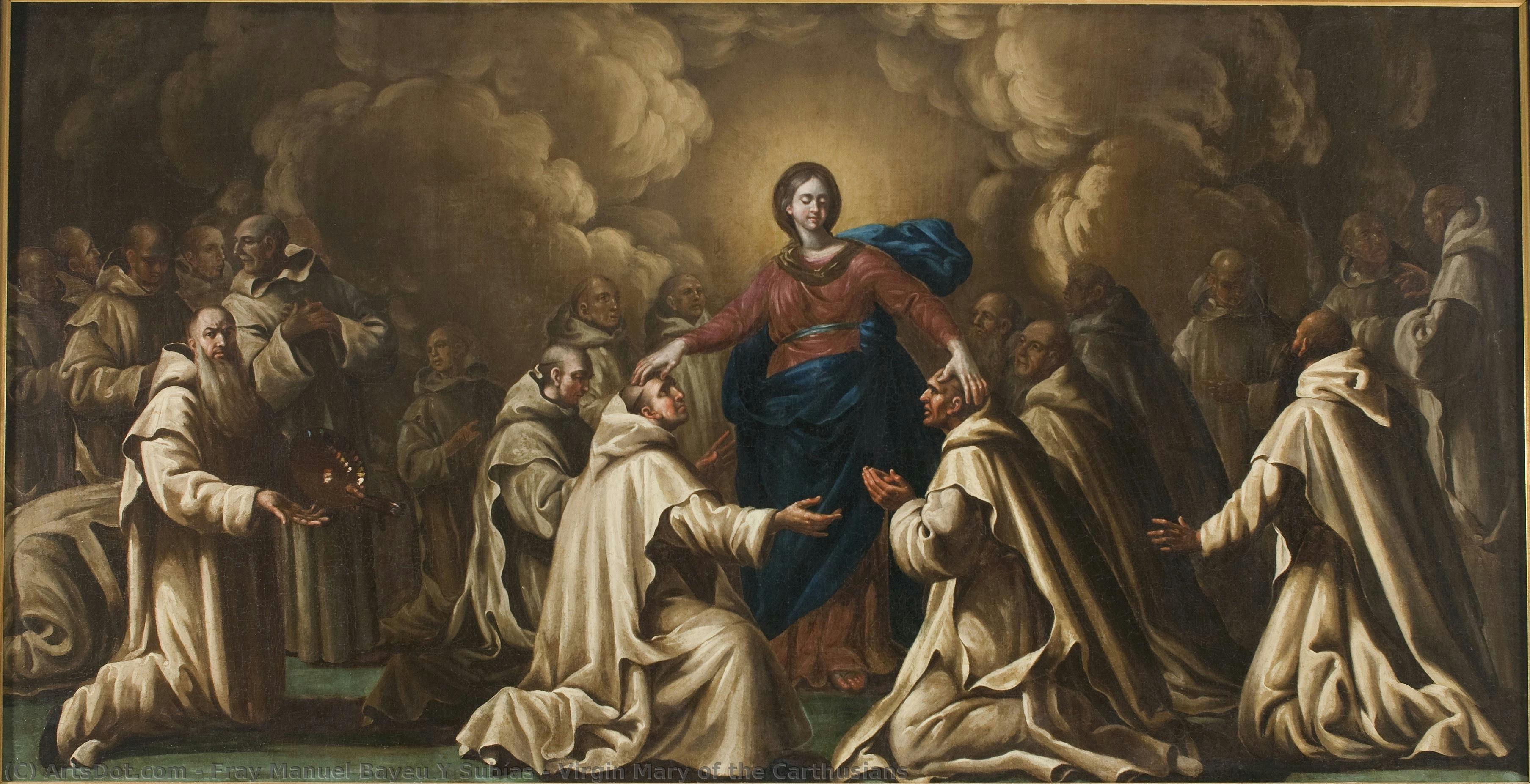 Virgin Mary Of The Carthusians — Fray Manuel Bayeu Y Subías