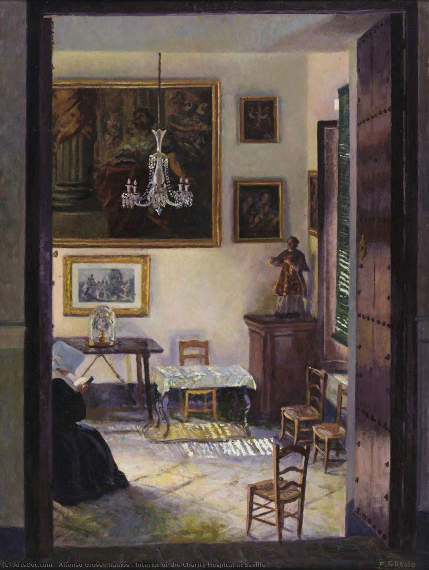 Interior Of The Charity Hospital In Seville — Alfonso Grosso Ramos