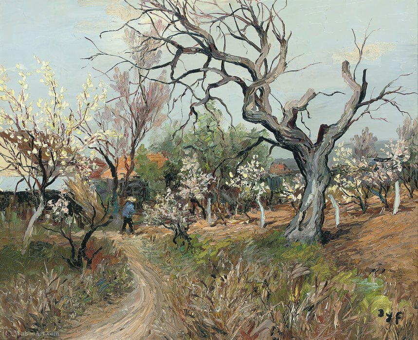 Orchard At Ile-de-france, (1960) — Marcel Dyf