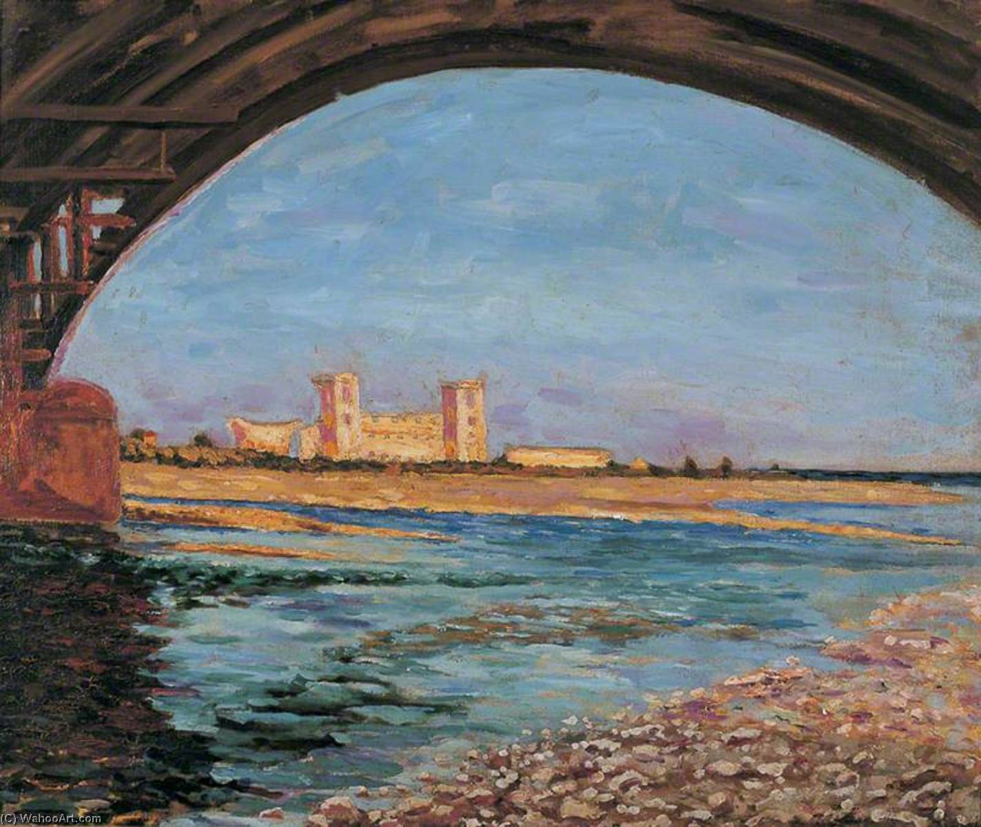 Racecourse, Nice, From Under The Railway Bridge — Winston Spencer Churchill