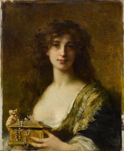 Tête De Femme — Henri Léopold Levy