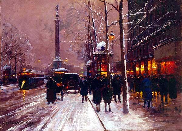 Place De La Bastille — Edouard Cortès