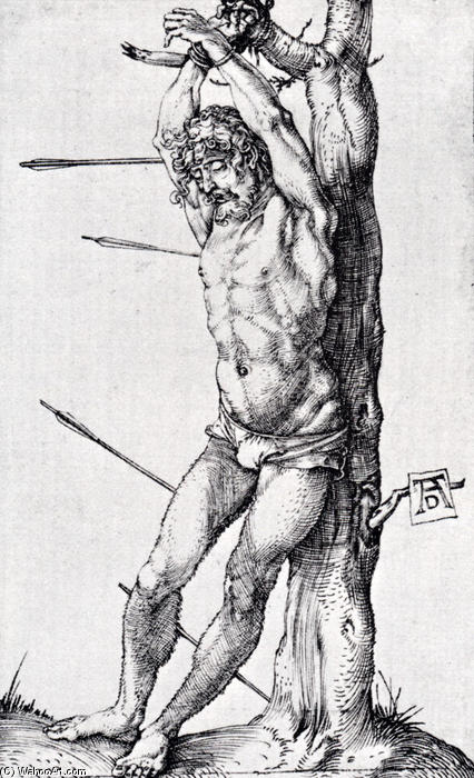 St. Sebastian At The Tree — Albrecht Dürer