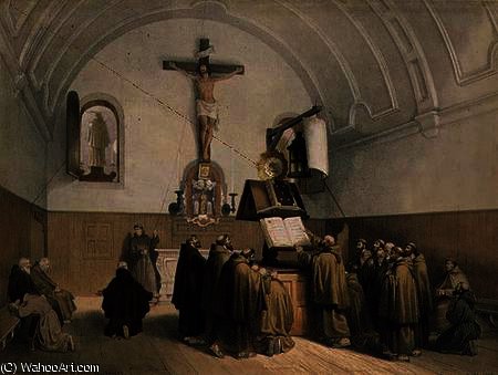The Bell Ringers At The Oratory Of The Capucines — Louis Haghe