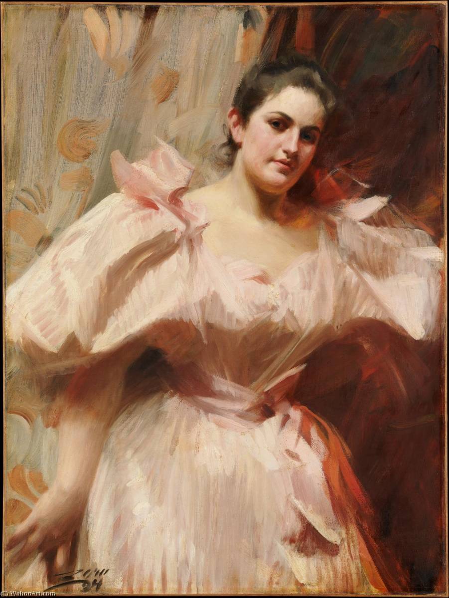 Portrait Of Frieda Schiff (1876–1958), Later Mrs. Felix M. Warburg — Anders Leonard Zorn