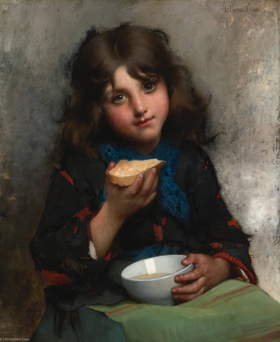 Le Goûter — Léon Jean Bazille Perrault