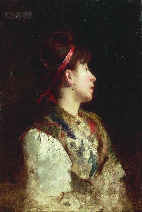 The Girl With The Red Ribbon — Konstantin Yegórovich Makovski