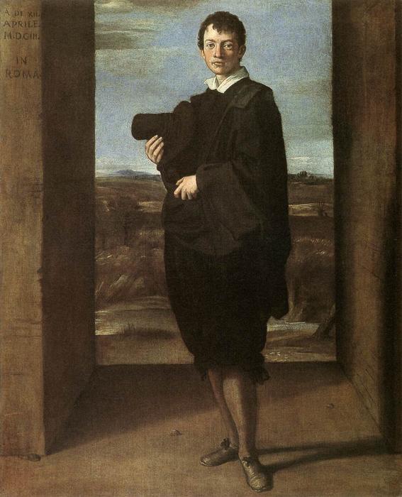 Portrait Of A Young Man — Domenichino (domenico Zampieri)