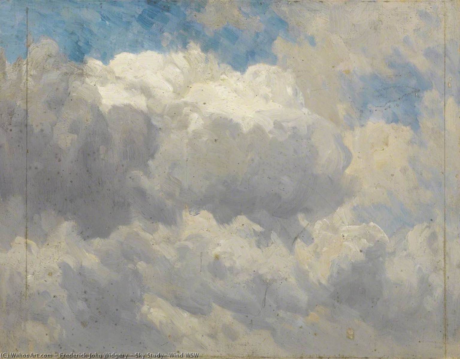 Sky Study, Wind Wsw — Frederick John Widgery