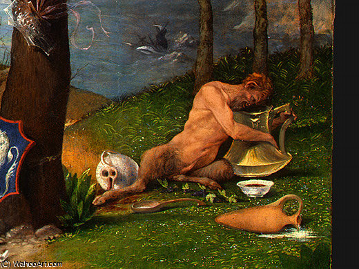 Allegory Of Virtue And Vice (detalj - (8)) — Lorenzo Lotto
