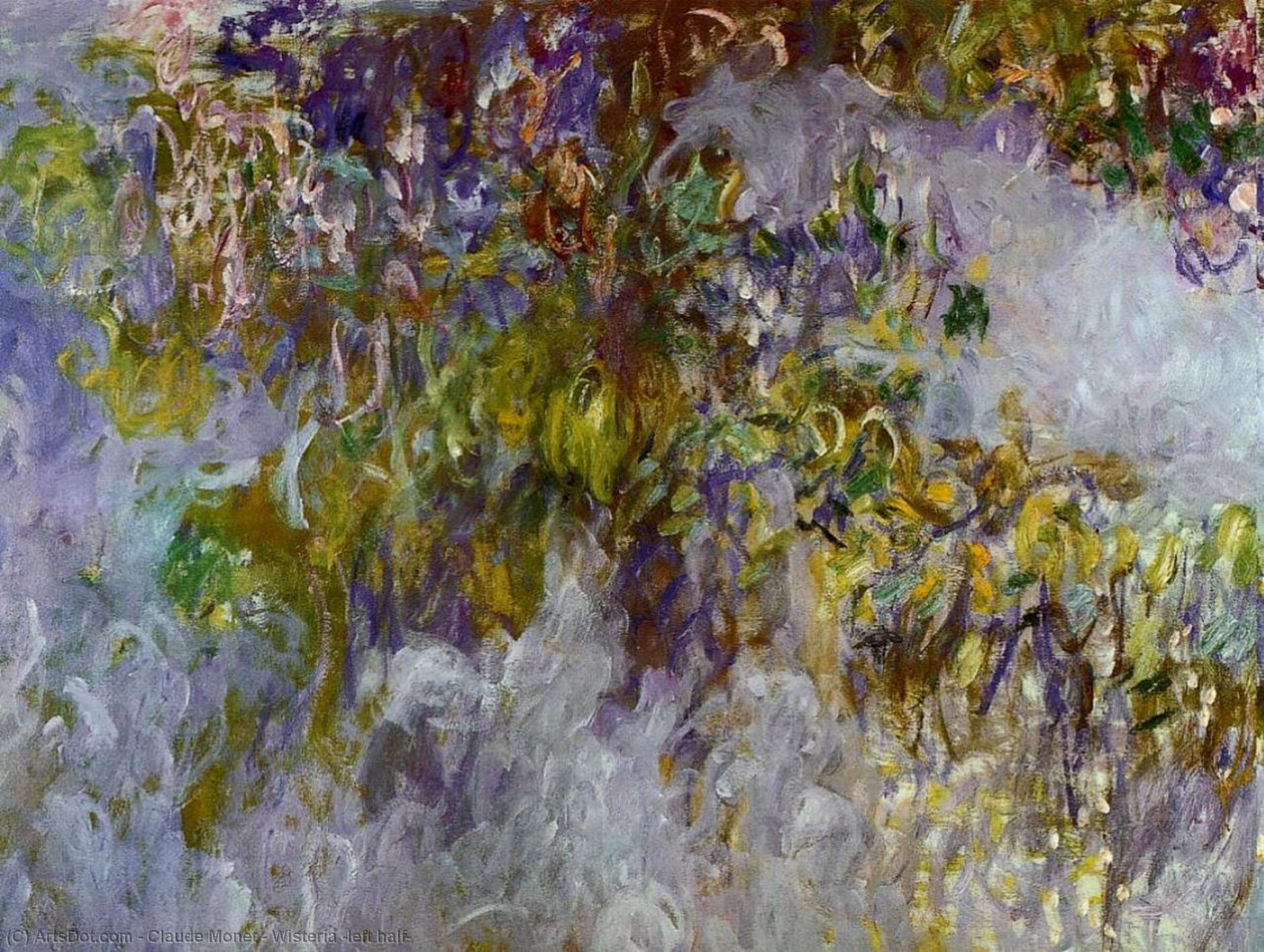 Wisteria (mitad Izquierda) — Claude Monet