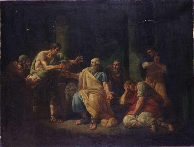 The Death Of Socrates — François Louis Joseph Watteau (watteau De Lille)