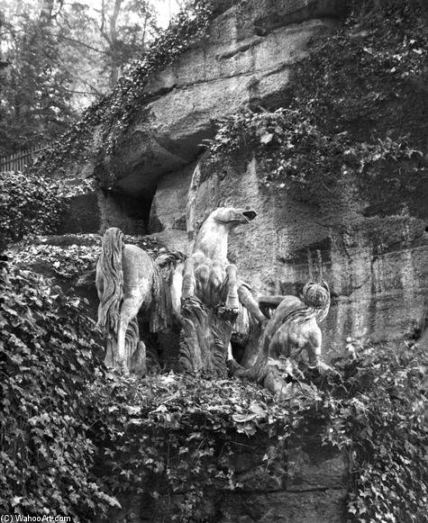 Tritons Grooming Two Horses Of The Sun In The Grove Of The Baths Of Apollo - — Gaspard Marsy