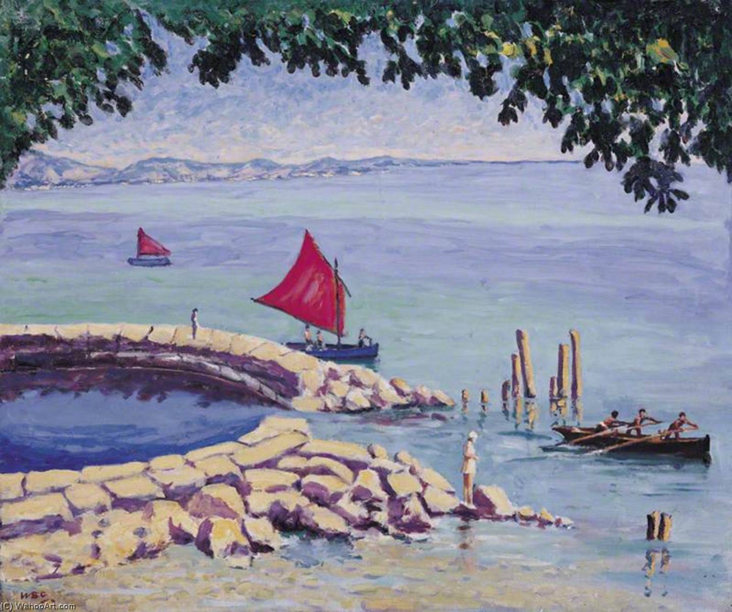Lake Garda, San Vigilio (august) — Winston Spencer Churchill