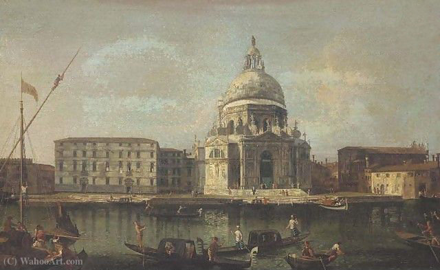 The Basilica Of Santa Maria Della Salute, Venice, Looking South Across The Grand Canal — Francesco Albotto