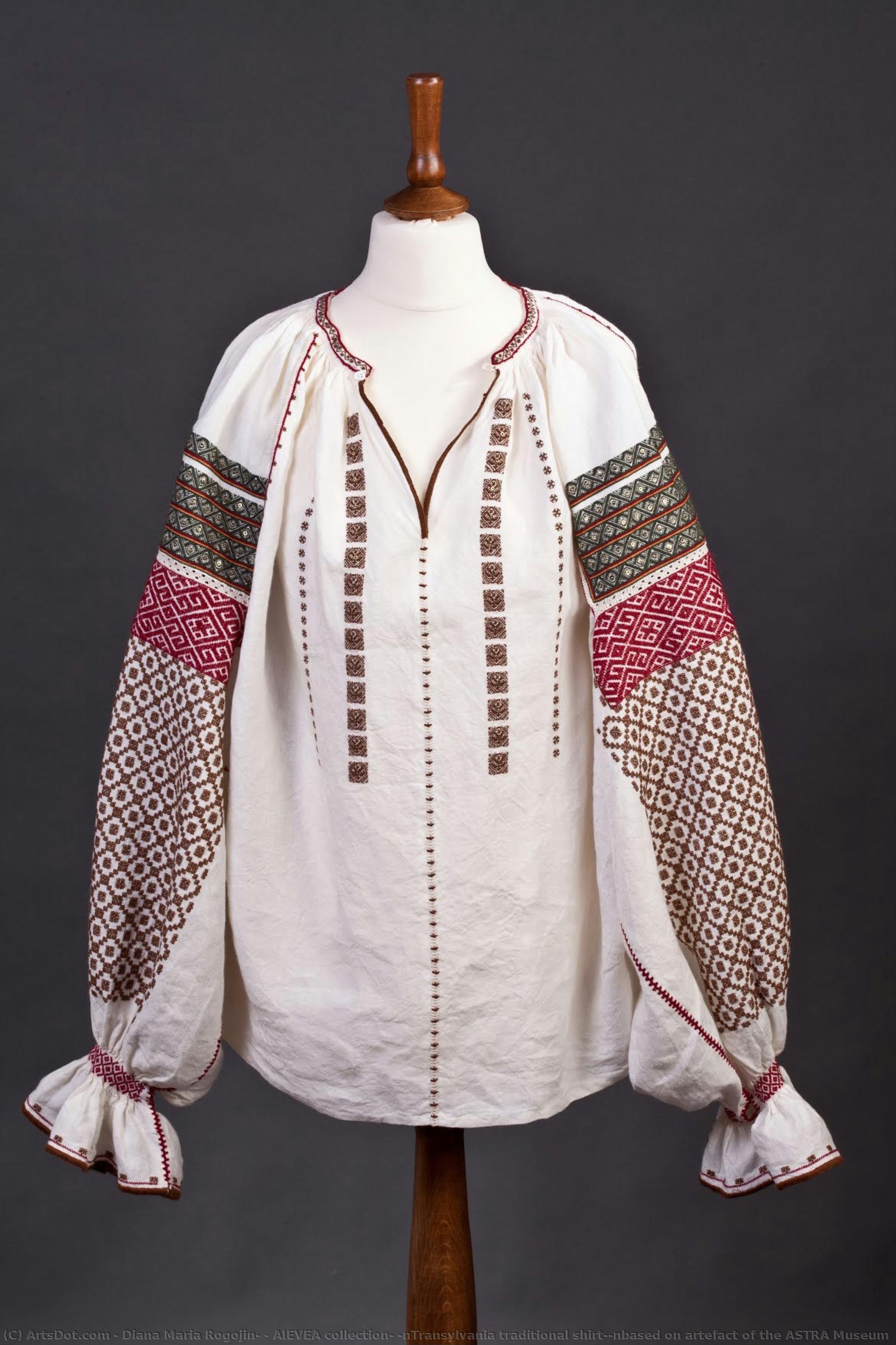 Aievea Collection; \ntransylvania Traditional Shirt;\nbased On Artefact Of The Astra Museum — Diana Maria Rogojină