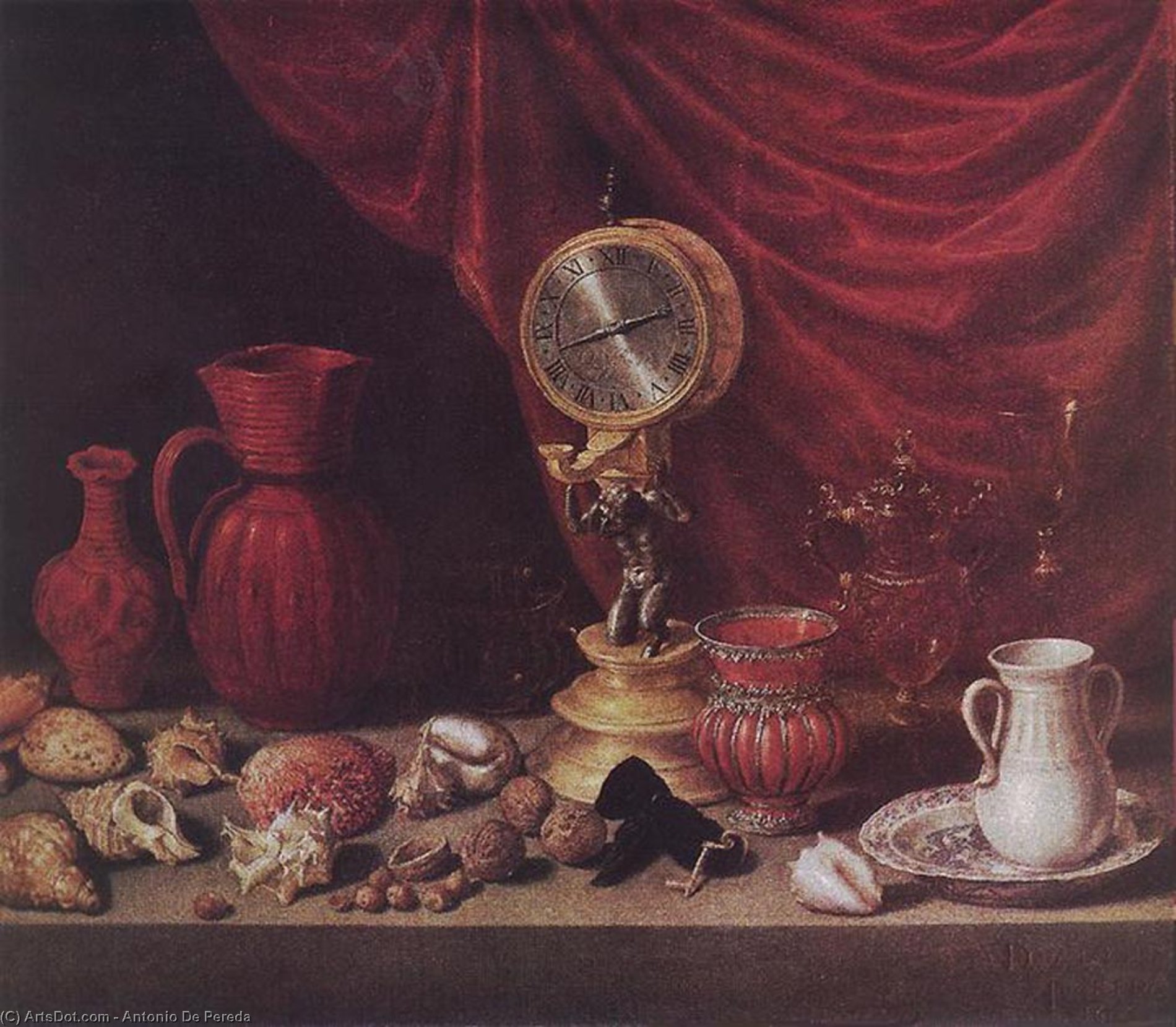 Stiil-life With A Pendulum — Антонио Де Переда
