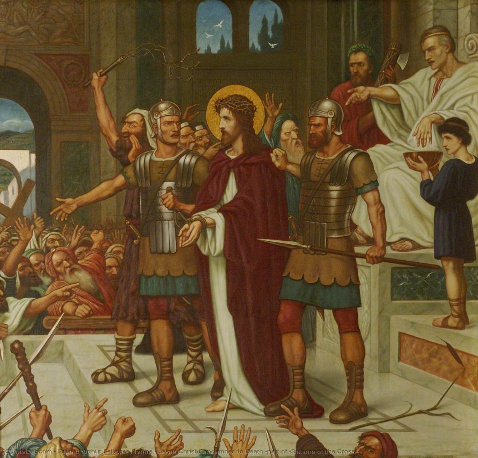 Jesus Christ Condemned To Death (part Of ‘stations Of The Cross’) — Edward Arthur Fellowes Prynne