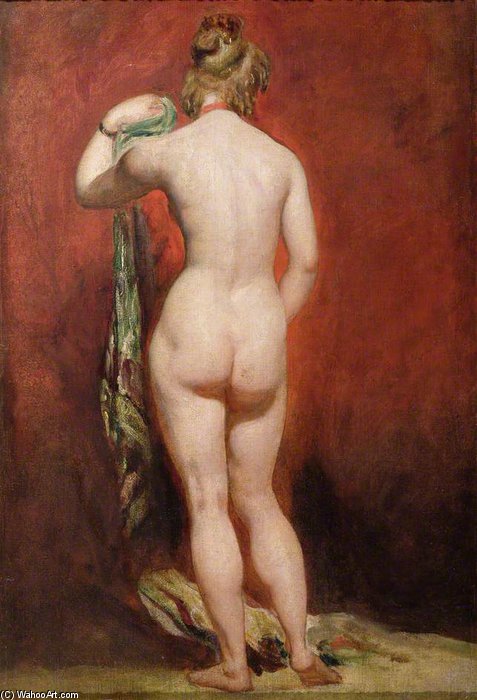 Standing Female Nude - — William Etty