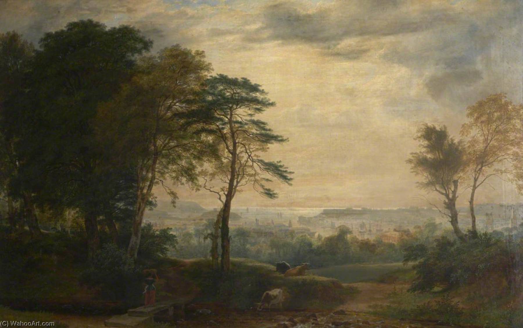 Plymouth Sound Seen Across Beaumont Park — Philip Hutchins Rogers