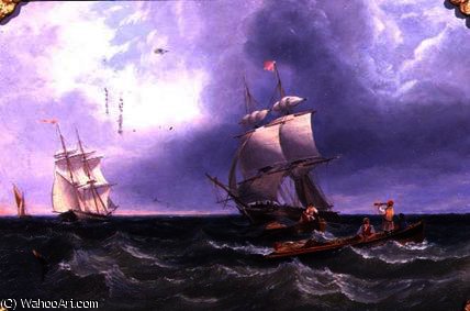 Shore Parties Disembarking — John Wilson Carmichael