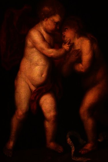The Christ Child And The Infant Saint John The Baptist Embracing — Sir Anthony Van Dyck