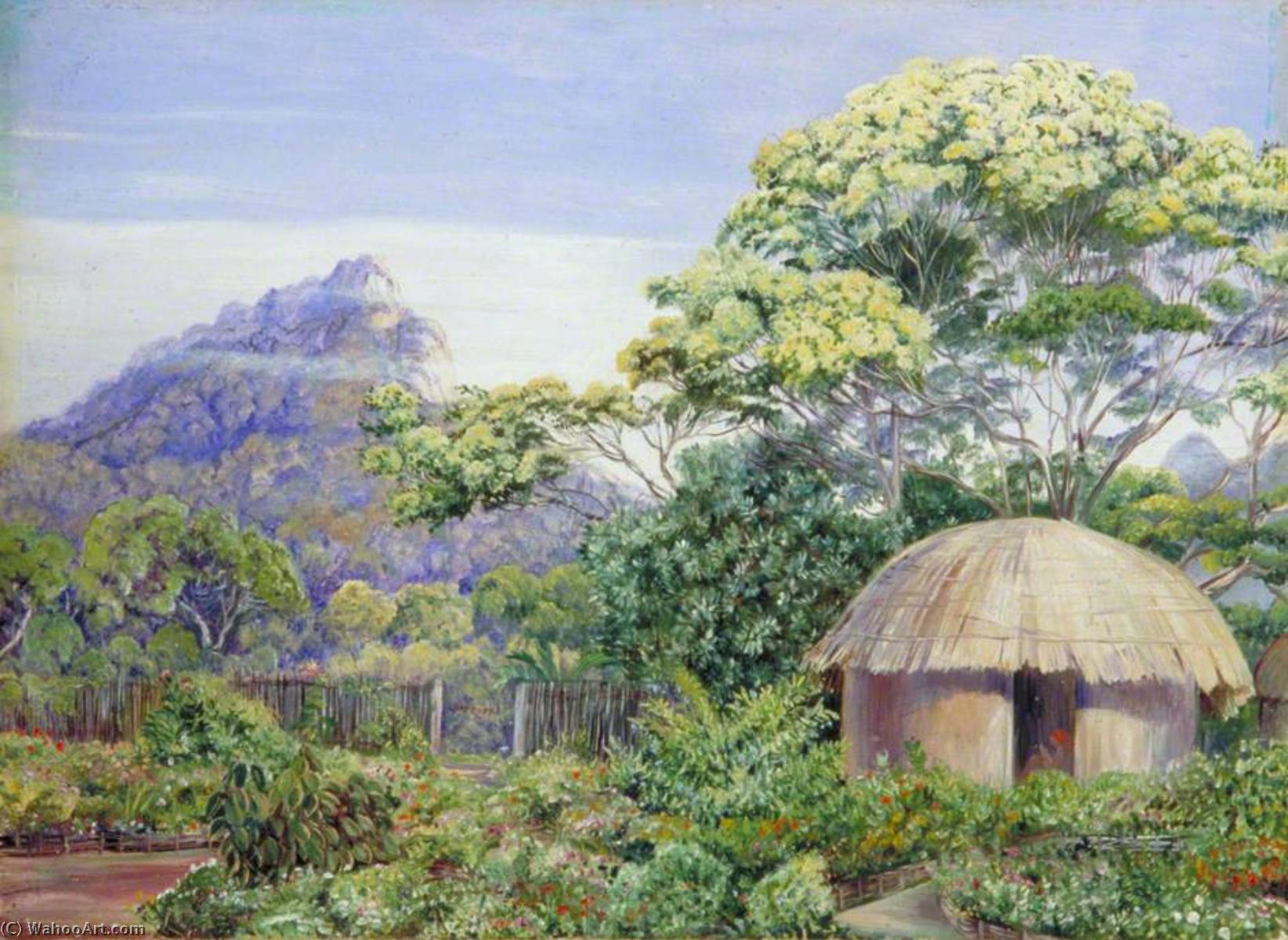 Teil Der 'residenz', St. John's, Kaffraria — Marianne North
