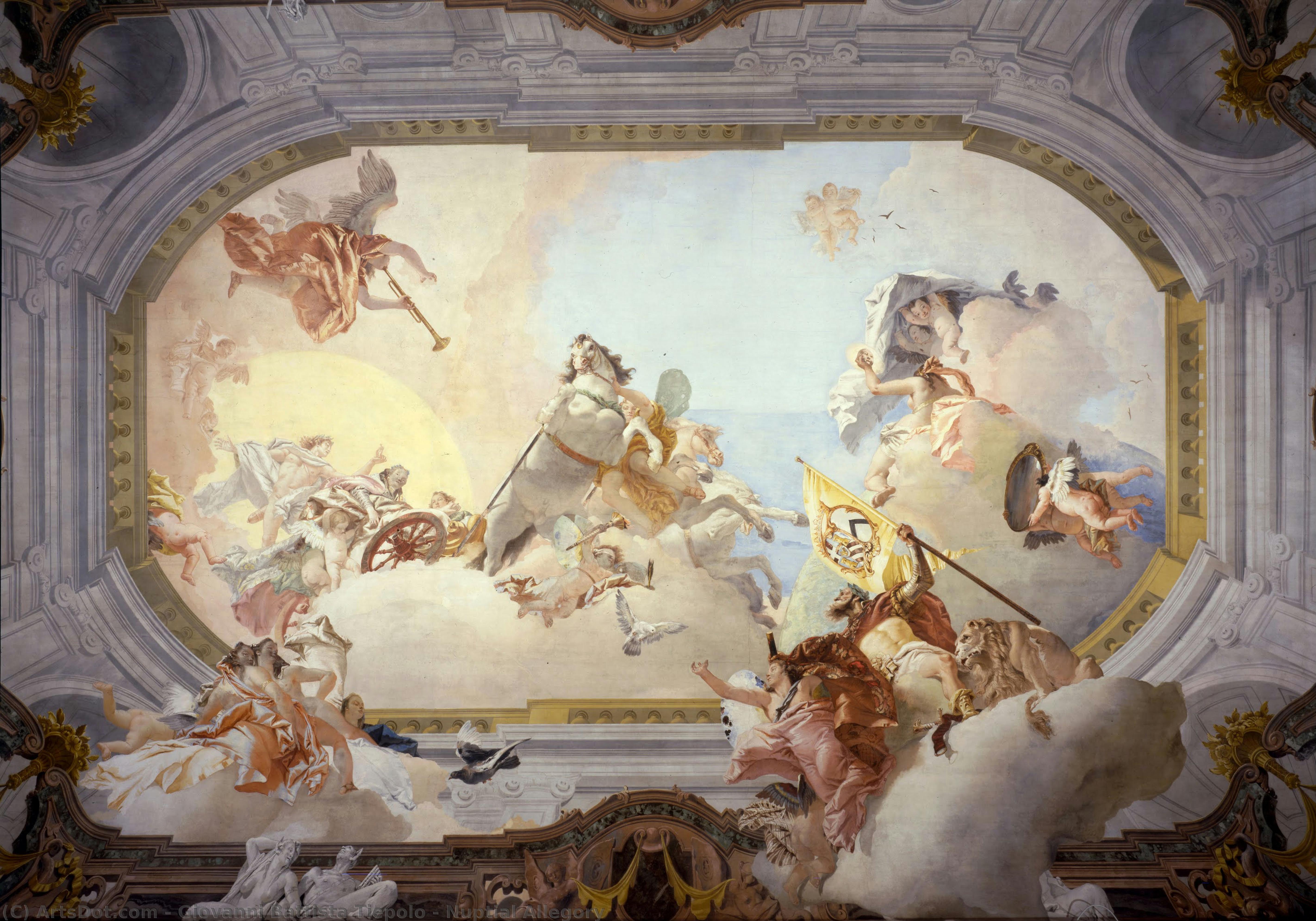 Nuptial Allegory — Giambattista Tiepolo
